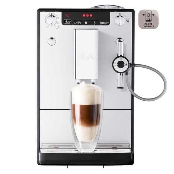 Melitta Coffee Machine - Solo &amp; Perfect Milk E957-203 Silver