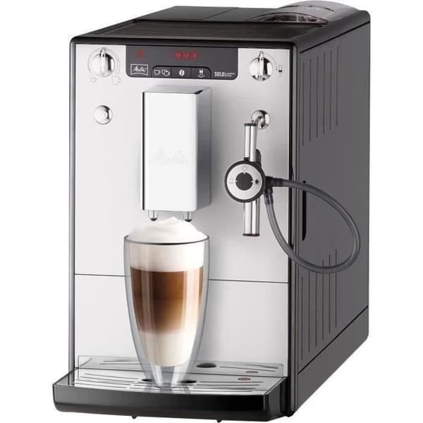 Melitta Coffee Machine - Solo &amp; Perfect Milk E957-203 Silver