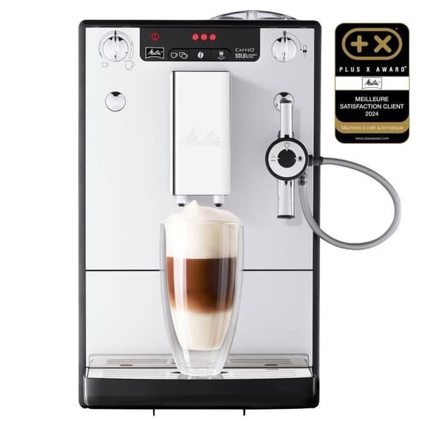 Melitta Coffee Machine - Solo &amp; Perfect Milk E957-203 Silver