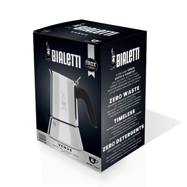 Italiensk Kaffepanna Bialetti 0007254 Silvrig Rostfritt stål 4 Csészék 200 ml
