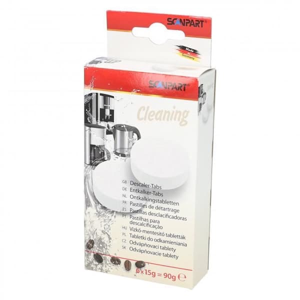 SCANPART kaffemaskin scaler - Espresso avfettningstabletter - Kapselkompatibel - Kapacitet 1,5L