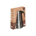 Miniatyrbillede 4 af 4: Italiensk Kaffekande Kinvara S12AA-9T Sort Sølvfarvet Stål 9 Kopper