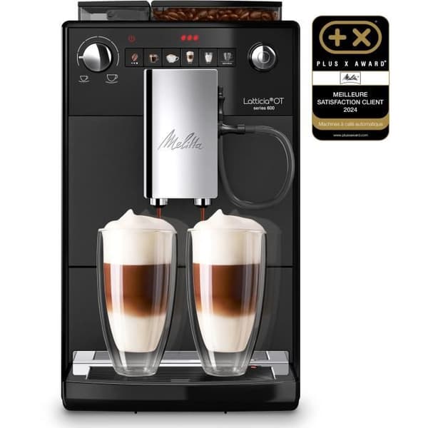 Espresso med kvarn Melitta LATTICIA ONE TOUCH F300-100 MATT SVART