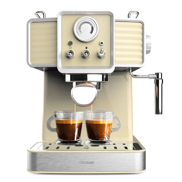 Cecotec Espressomaskin Power Espresso 20 Tradizionale Ljusgul