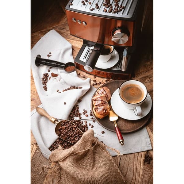 Espressomaskin - ADLER - AD 4404 - 15 barer - 850 W - Svart