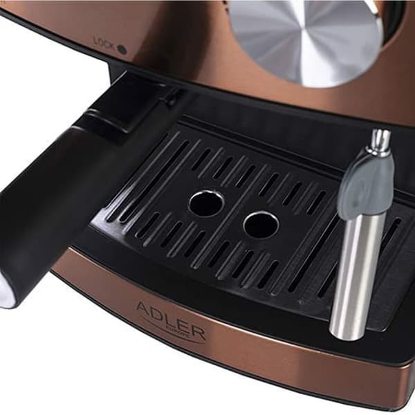 Manuell Espressobryggare Adler AD 4404cr Svart Multicolour Inte 1,6 L