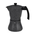 Miniatyrbillede 1 af 2: Italiensk Kaffekande EDM Sort Aluminium 12 Skodelice Induktion