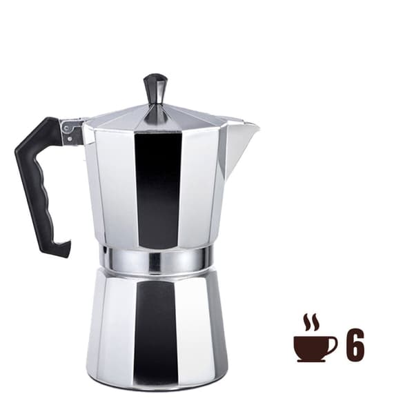 Italiensk Kaffekande EDM Aluminium 6 Kopper