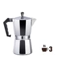 Miniatyrbillede 2 af 4: Italiensk Kaffekande EDM   Aluminium 3 Skodelice