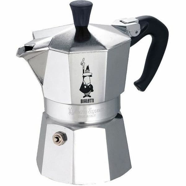 Italiensk Kaffekande Bialetti Moka Express Aluminium 3 Skodelice