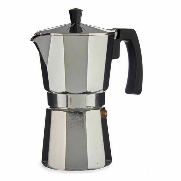 Vanhanaikainen Italialainen Mokkapannu A111RA-900 Hopeinen Alumiini 450 ml (12 osaa)