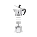Miniatyrbillede 3 af 6: Italiensk Kaffekande Bialetti Moka Express Aluminium 300 ml 6 Kopper