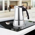 Miniatyrbillede 2 af 2: Italiensk Kaffekande Feel Maestro MR-1660-4 Sort Sølvfarvet Rustfrit stål 18/10 200 ml 4 Skodelice