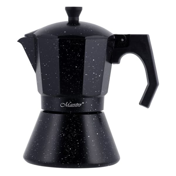 Italiensk Kaffepanna Feel Maestro MR-1667-6 Svart Granit Aluminium 300 ml 6 Koppar