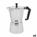 Miniatyrbillede 1 af 2: Italiensk Kaffekande Quttin Aluminium 6 Kopper (6 enheder)