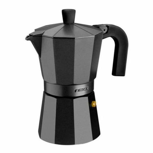 Italiensk Kaffepanna Monix Braisogona_M640009 Svart Aluminium 9 Koppar