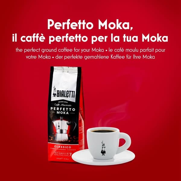 Italiensk Kaffepanna Bialetti 0006936 Svart Rostfritt stål Aluminium 300 ml 6 Koppar