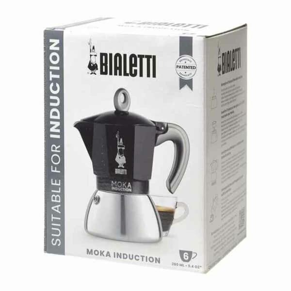 Italiensk Kaffepanna Bialetti 0006936 Svart Rostfritt stål Aluminium 300 ml 6 Koppar