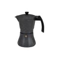 Miniatyrbillede 1 af 2: Italiensk Kaffekande EDM Sort Aluminium 9 Kopper Induktion