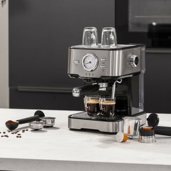 Ekspress Manuell Kaffemaskin Princess 01.249412.01.001 Stål 1,5 L