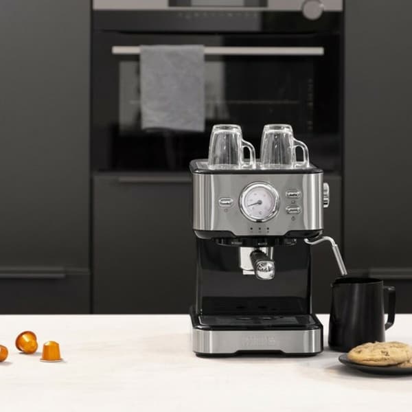 Ekspress Manuell Kaffemaskin Princess 01.249412.01.001 Stål 1,5 L