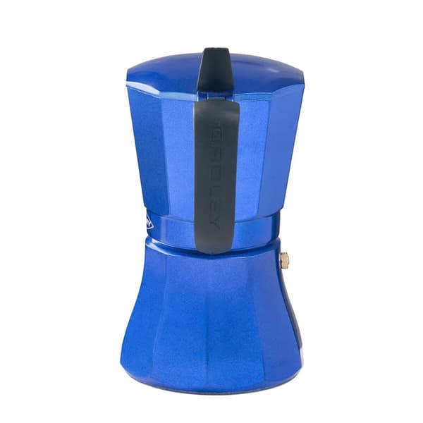 Italian Kaffekanne Oroley Petra Blå Aluminium 6 Kopper