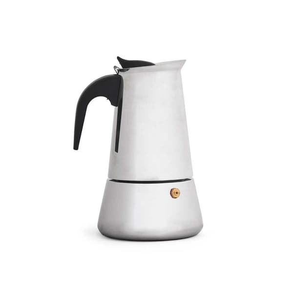 Italian Kaffekanne Kinvara S12AA-4T Svart Sølv Stål 4 Kupit
