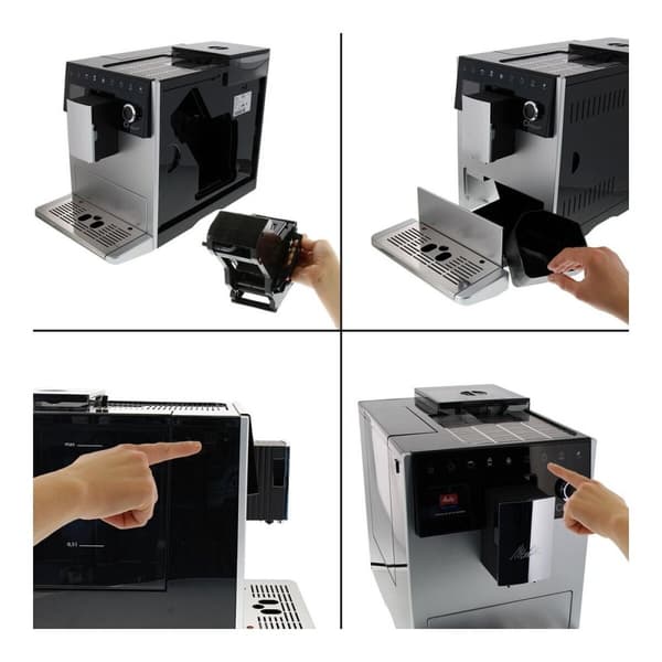Superautomaattinen kahvinkeitin Melitta F 630-101 1400W Hopeinen 1400 W 15 bar 1,8 L