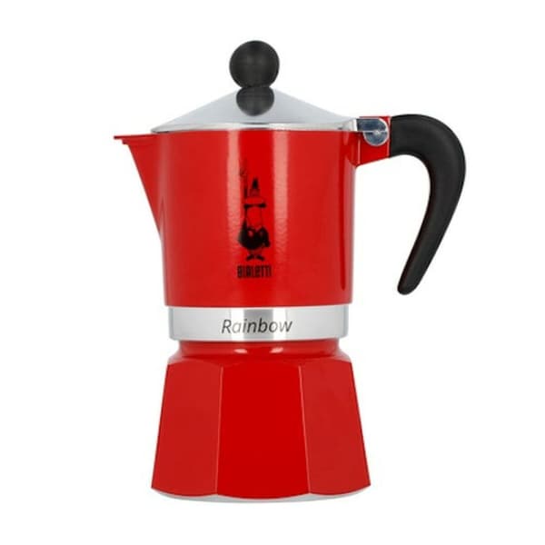 Italiensk Kaffekande Bialetti Rainbow rouge 6 Kopper Aluminium