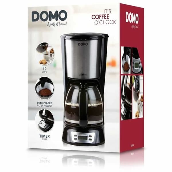 Kaffebryggare DOMO DO708K Svart 1000 W