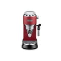 Miniatyrbillede 3 af 4: Kaffekande med stempel DeLonghi 0132106169 Rustfrit stål Rød 1 L