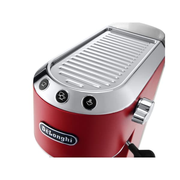 Kaffekande med stempel DeLonghi 0132106169 Rustfrit stål Rød 1 L