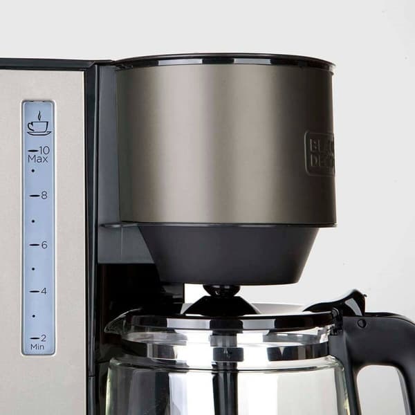 Superautomatisk kaffemaskine Black & Decker ES9200020B Sort Sølvfarvet 1000 W