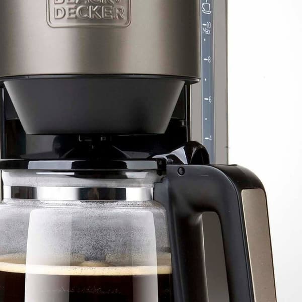 Superautomatisk kaffemaskine Black & Decker ES9200020B Sort Sølvfarvet 1000 W