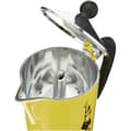 Miniatyrbillede 4 af 4: Italiensk Kaffekande Bialetti Rainbow Gul Jaune Metal 6 Kopper