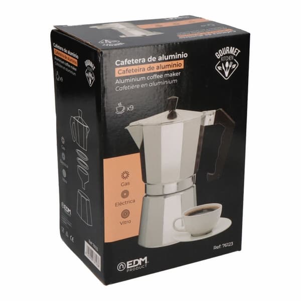 Italiensk Kaffepanna EDM Aluminium 9 Koppar