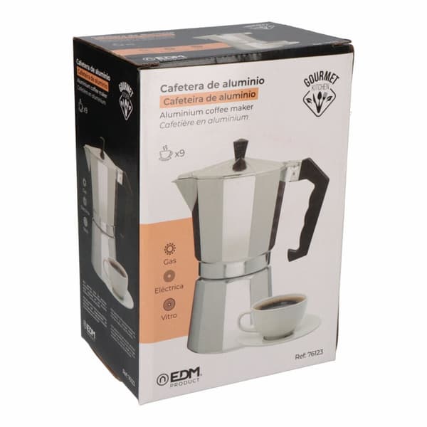 Italiensk Kaffepanna EDM Aluminium 9 Koppar