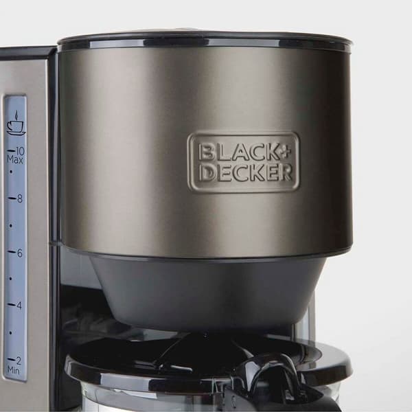 Superautomatisk kaffebryggare Black & Decker ES9200020B Svart Silvrig 1000 W