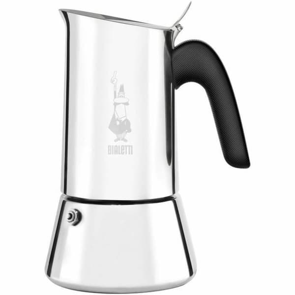 Italiensk Kaffekande Beurer 0007254/CN Stål 4 Skodelice Sølvfarvet