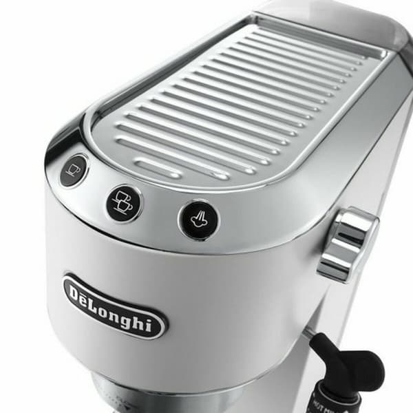 Manuaalinen pikakahvinkeitin DeLonghi EC 685.W 1300 W Valkoinen Musta Hopeinen 1300 W 15 bar 1,1 L