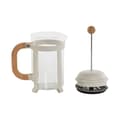 Miniatyrbillede 4 af 4: Kaffekande med stempel Home ESPRIT Hvid Natur Rustfrit stål 800 ml 15 x 10 x 22 cm
