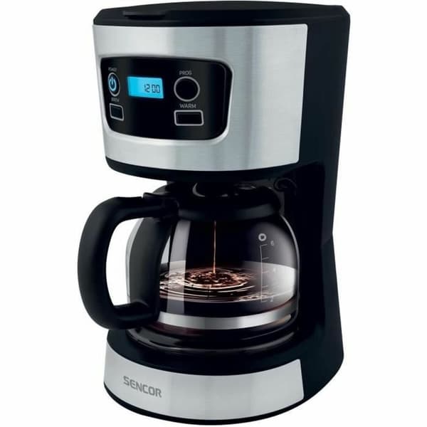 Suodatinkahvinkeitin Sencor SCE 3700BK Musta Harmaa noir 700 W