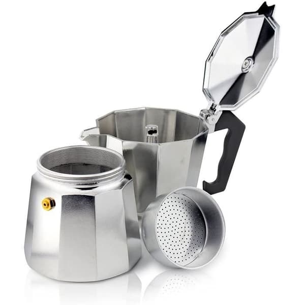 Café Olé Café Ole Italiensk kaffebryggare i aluminium 3 koppar 6 koppar (240 ml) 6 koppar (240 ml). -ECM-06