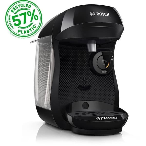 Multidrink kaffemaskin - BOSCH - TASSIMO - T10 Happy black - 1400 W