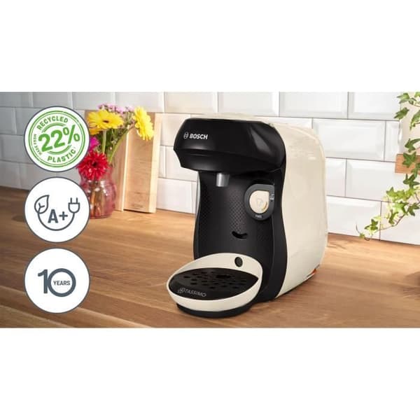 Multidrink kaffemaskin - BOSCH - TASSIMO - T10 Happy vanilj - 1400 W