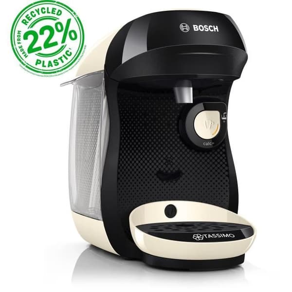 Multidrink kaffemaskin - BOSCH - TASSIMO - T10 Happy vanilj - 1400 W