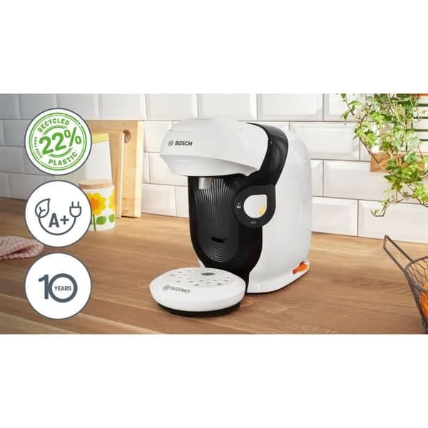 Multidrink kaffemaskin - BOSCH - TASSIMO - T11 Style vit - 1400 W