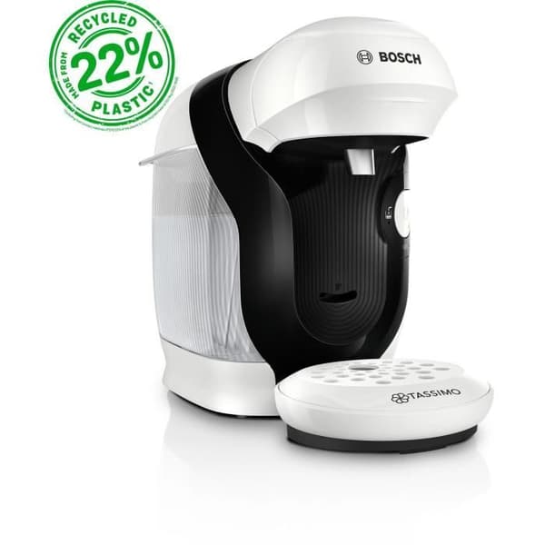 Multidrink kaffemaskin - BOSCH - TASSIMO - T11 Style vit - 1400 W