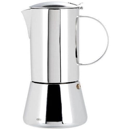 Espressokanna - Cilio - Aida - 10 Koppar - Rostfritt Stål - Induktionskompatibel
