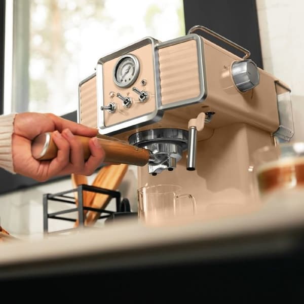 Cecotec Kaffemaskin Power Espresso 20 Tradizionale Ljust Beige